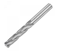 sourcing map Serrage Alésoir 6mm C3/K10 Tungstène Carbure H7 Précision Tour Machine Alésoir 4 Spirale Cannelures Fraise