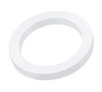 sourcing map Silicone Caoutchouc Plat Rondelle 2 Pouce DN50 Joint pour Clé Type Rapide Connecteur Blanc