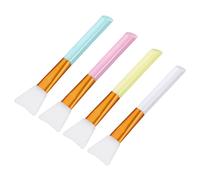 sourcing map Silicone Epoxy Pinceaux Rose/Bleu/Blanc/Jaune Applicateur Bricolage Pinceau pour Faire Epoxy Gobelet, Paquet de 4