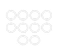 sourcing map Silicone Joint Torique 17mm OD, 11mm ID, 3mm Largeur, VMQ Joints Bagues Étanchéité Blanc Paquet de 10