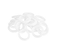 sourcing map Silicone Joint Torique 22mm OD, 16mm ID, 3mm Largeur, VMQ Joints Bagues Étanchéité Blanc Paquet de 20