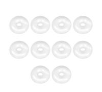 sourcing map Silicone Joint Torique 5mm OD, 1mm ID, 2mm Largeur, VMQ Joints Bagues Étanchéité Blanc Paquet de 10
