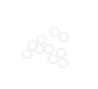 sourcing map Silicone Joints Toriques 13mm OD 8.2mm ID 2.4mm Largeur VMQ Joint Étanchéité pour Compresseur Valves Tuyau Réparation Blanc Paquet de 10