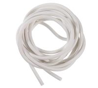 sourcing map Silicone Mousse Joint Bande, 7.5mm(0.3") Diamètre 5 Mètres(16.41 Ft) Long Éponge Caoutchouc Météo Ronde Cordon Solide pour DIY Joint, Entrepôt, coussins,Tube, Artisanat