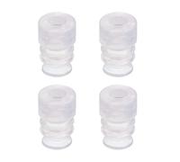 sourcing map Soufflet Ventouse 8mm Diamètre x M5 Joint Silicone Vide Industriel Pneumatique Ventouse 4pcs