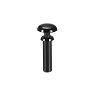 sourcing map Sourcingmap Lot de 50 rivets en nylon pour panneau de circuit imprimé Noir 3 x 10 mm