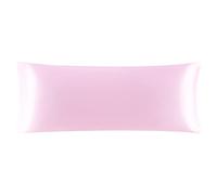 sourcing map Taies de traversin en satin doux et soyeux de 1,4 m de long pour oreiller de corps 50,8 x 142,2 cm, rose