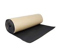 sourcing map Tapis d'isolant 3mm Voiture Capot Porte Isolation Acoustique Sonore Bruit Noir 40"x40"/100x100cm