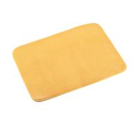 sourcing map Tapis égouttoir à vaisselle en microfibre ultra absorbant et doux, lavable à séchage rapide pour comptoir, 50 x 38 cm, jaune