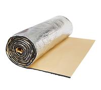 sourcing map Tapis insonorisant en aluminium pour plancher de voiture, isolation thermique, amortissement, 101 x 101 cm, 236 mil, 10,76 pi²