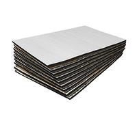 sourcing map Tapis Isolant Acoustique Thermique Alu 9 Pcs Voiture 50x30cm | Aluminium, 50x30cm Par Pièce, 1.35㎡ Total, Utilisation: Portes, Toit, Plancher, Capot, Coffre, Pare-Feu