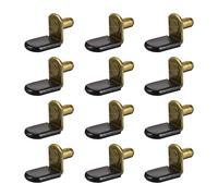 sourcing map Taquet étagère Support Cheville 6mm L Tablette goupille Bronze 20pcs Bronze 6mm 20Pcs
