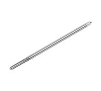 sourcing map Taraud à filetage métrique M6 x 1 H2 150 mm extra long à cannelure droite pour fraiseuse tarauds tarauds outil de réparation