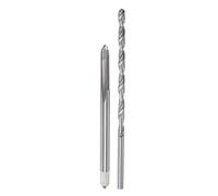 sourcing map Taraud & Embout Ensembles, M5 x 0.8 H2 Droit Cannelure Machine Fil Taraud Fraisage 80mm Extra Long, 5mm Haut Vitesse Acier (HSS) Foret Hélicoïdal