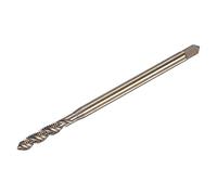 sourcing map Taraud Fil Spirale Cannelure M5 x 0.8 Métrique Cobalt HSS Haute Vitesse Acier Titane Plaqué Machine Fil Taraud H2 Tolérance Grade