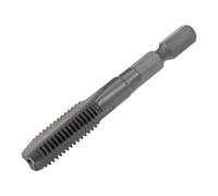 sourcing map Taraud machine métrique M10 Filetage 1,5 Pas H2 3 cannelures Queue hexagonale Acier rapide