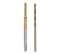 sourcing map Taraud Métrique Spirale Cannelure M2x0,4 1,6mm M35 Cobalt HSS | machine Enfilage Vis Robinet Forage Outil Haute Vitesse Acier Ensemble Titane