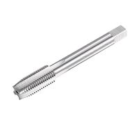 sourcing map Taraud Pas à Gauche Fraisage 7/16"-20 UNF Gauche Main Machine HSS Haute Vitesse Acier 6542 Non Couché 4 Droit Cannelures 2B Tolérance Grade