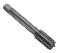 sourcing map Tarauds à vis à cannelure droite M15 x 1,5 H2 Filetage HSS6542 Revêtement en nitrure Noir Filetage Fraisage Taraud Outils