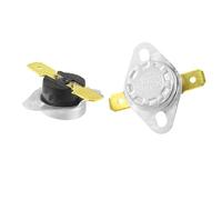 sourcing map Température Contrôle Interrupteur Thermostat KSD301 250V 10A 115°C NC 2Pcs
