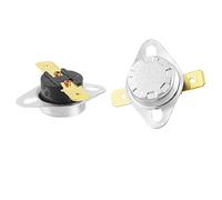 sourcing map Température Contrôle Interrupteur Thermostat KSD301 250V 10A 75°C NC 2Pcs