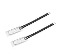 sourcing map Thermostat 60℃ N.O 5A Interrupteur Température Bimétallique Métal KSD9700 2Pcs Interrupteur thermique
