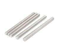 sourcing map Tige Filetée M10 x 140mm Acier Inoxydable 304, 5Pcs Tiges Entièrement Fileté pour Projets de Bricolage