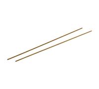 sourcing map Tige Filetée M2.5 x 250mm Laiton, 0.45mm de Pas, 2Pcs Boulons Filetés pour Projets de Bricolage