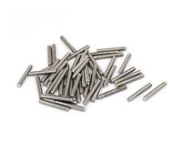 sourcing map Tige Filetée M3 x 20mm Acier Inoxydable 304, 50Pcs Tiges Entièrement Fileté pour Projets de Bricolage