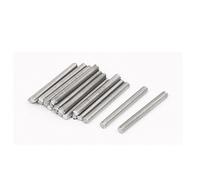 sourcing map Tige Filetée M3 x 30mm Acier Inoxydable 304, 0.5mm de Pas, 20Pcs Tiges Entièrement Fileté pour Projets de Bricolage