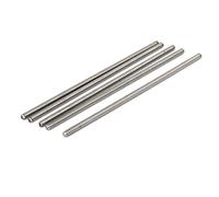 sourcing map Tige Filetée M4 x 120mm Acier Inoxydable 304, 5Pcs Tiges Entièrement Fileté pour Projets de Bricolage