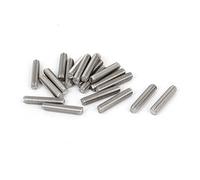 sourcing map Tige Filetée M4 x 20mm Acier Inoxydable 304, 20Pcs Tiges Entièrement Fileté pour Projets de Bricolage