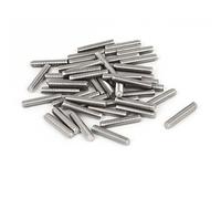 sourcing map Tige Filetée M4 x 20mm Acier Inoxydable 304, 50Pcs Tiges Entièrement Fileté pour Projets de Bricolage