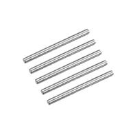 sourcing map Tige Filetée M4 x 45mm Acier Inoxydable 304, 0.7mm de Pas Filetage Droite 15Pcs Tiges Entièrement Fileté pour Projets de Bricolage