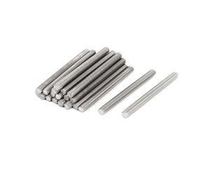 sourcing map Tige Filetée M4 x 45mm Acier Inoxydable 304, 20Pcs Tiges Entièrement Fileté pour Projets de Bricolage