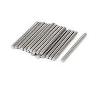 sourcing map Tige Filetée M4 x 50mm Acier Inoxydable 304, 0.7mm de Pas, 20Pcs Tiges Entièrement Fileté pour Projets de Bricolage