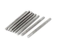 sourcing map Tige Filetée M4 x 60mm Acier Inoxydable 304, 10Pcs Tiges Entièrement Fileté pour Projets de Bricolage