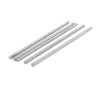sourcing map Tige Filetée M4x110mm Acier Inoxydable 304 Entièrement Filetée Goujons 5Pcs