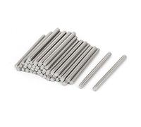 sourcing map Tige Filetée M4x50mm Acier Inox 304 Tige Entièrement Filetée Goujon 50Pcs