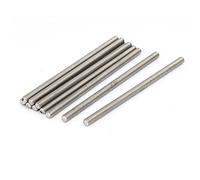 sourcing map Tige Filetée M5 x 100mm Acier Inoxydable 304, 0.8mm de Pas, 10Pcs Tiges Entièrement Fileté pour Projets de Bricolage