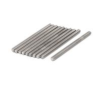 sourcing map Tige Filetée M5 x 70mm Acier Inoxydable 304, 10Pcs Tiges Entièrement Fileté pour Projets de Bricolage