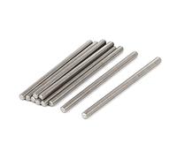 sourcing map Tige Filetée M6 x 100mm Acier Inoxydable 304, 10Pcs Tiges Entièrement Fileté pour Projets de Bricolage