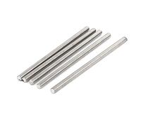 sourcing map Tige Filetée M6 x 120mm Acier Inoxydable 304, 5Pcs Tiges Entièrement Fileté pour Projets de Bricolage