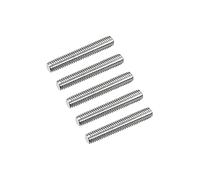 sourcing map Tige Filetée M6 x 35mm Acier Inoxydable 304, 1mm de Pas Filetage Droite 5Pcs Tiges Entièrement Fileté pour Projets de Bricolage
