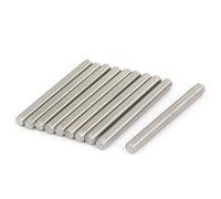 sourcing map Tige Filetée M6 x 60mm Acier Inoxydable 304, 10Pcs Tiges Entièrement Fileté pour Projets de Bricolage