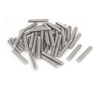 sourcing map Tige Filetée M8 x 50mm Acier Inoxydable 304, 50Pcs Tiges Entièrement Fileté pour Projets de Bricolage