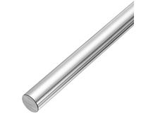 sourcing map Tiges à mouvement linéaire, 20 mm x 500 mm, boîtier solide, plaqué chrome trempé, guide d'arbre linéaire pour CNC, bricolage, imprimante 3D, modélisme, voiture, avion