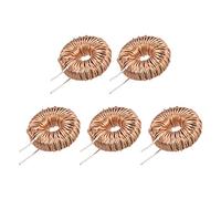 sourcing map Tore Inductance Cuivre Bobine Magnétique Inducteur 330uH 5A pour Bricolage Circuit Imprimé Paquet de 5