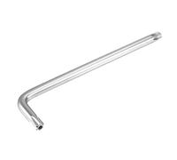 sourcing map Torx inviolables longue touche étoile peu L-forme clé T50 nickelé