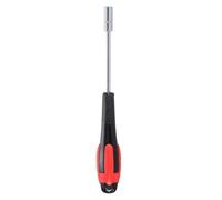 sourcing map Tourne-écrou métrique 5 mm de diamètre 75 mm Tige non magnétique 6 points Tournevis à six pans avec poignée antidérapante pour serrer et desserrer les fixations